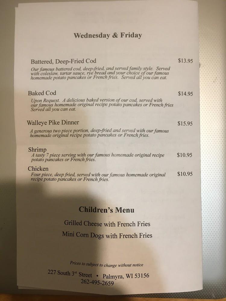 Nite Cap Inn Menu image 3