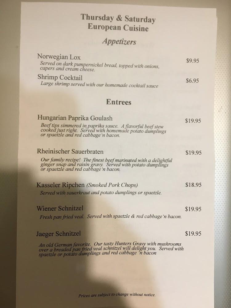 Nite Cap Inn Menu image 4